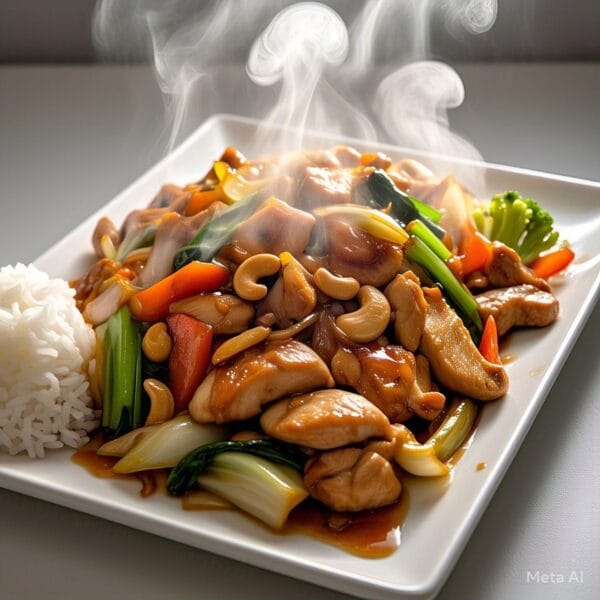 C5 - Cashew Chicken with Mixed Vegetables Stir Fry