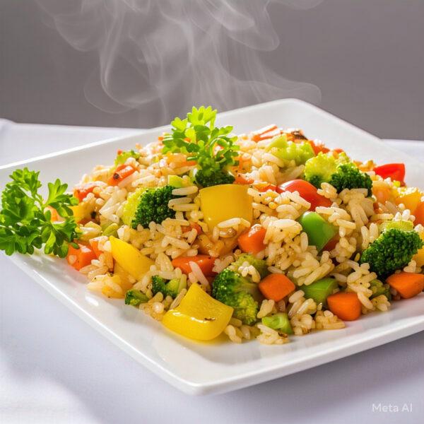 FR1 - Mixed Vegetable Fried Rice - Cơm Chiên Rau Cải