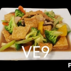 VE9 - Stir Fry Vegetables with Yellow Curry and Tofu