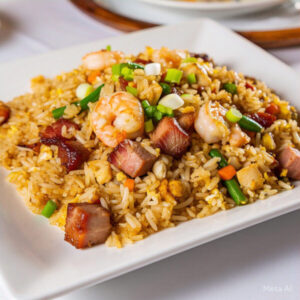 F5. Salted Fish & Chicken Fried Rice - Cơm Chiên Cá Mặn