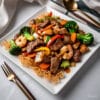 N1 - Beef, Chicken, Shrimp and Mixed Vegetables Stir Fry