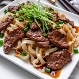 N4 - Rice Noodles & Beef Stir Fry