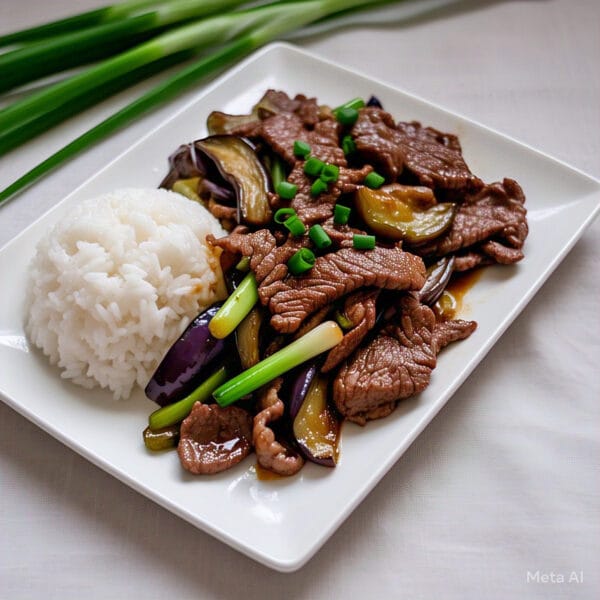 B2 - Beef & Eggplant Stir Fry