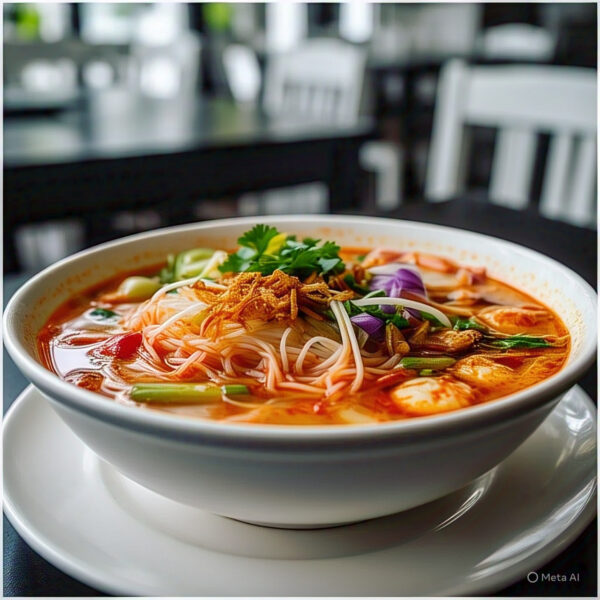 S12 - Tom Yum Soup with Vermicelli Noodles