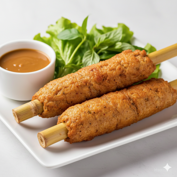 A8. Minced Shrimp on Sugarcane - CHẠO TÔM