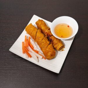 A6. Deep Fried Pork Spring Rolls 2 Rolls - CHẢ GIÒ 2 CUỐN