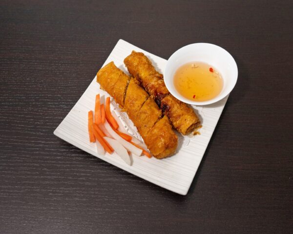 A6. Deep Fried Pork Spring Rolls 2 Rolls - CHẢ GIÒ 2 CUỐN