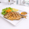 S1. Deep Fried Whole Pompano - Cá Chim Trắng Chiên