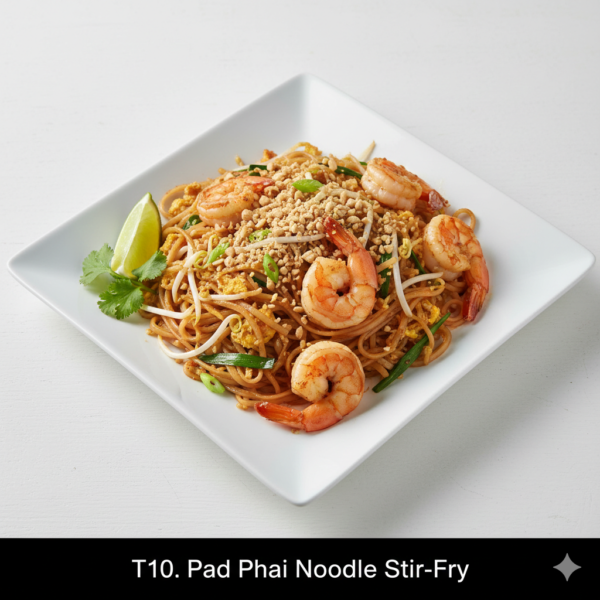 T10. Pad Thai Noodle Stir-Fry - Pad Thái