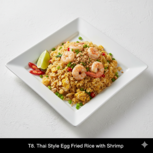 T8. Thai Style Egg Fried Rice - Cơm Chiên Thái Lan