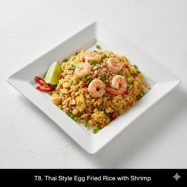 T8. Thai Style Egg Fried Rice - Cơm Chiên Thái Lan