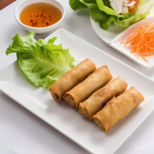 A6. Deep Fried Pork Spring Rolls (2 Rolls) - CHẢ GIÒ (2 CUỐN)